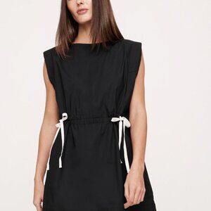 Size S - Banana Republic - Cotton Poplin Cinch-Waist Mini Dress